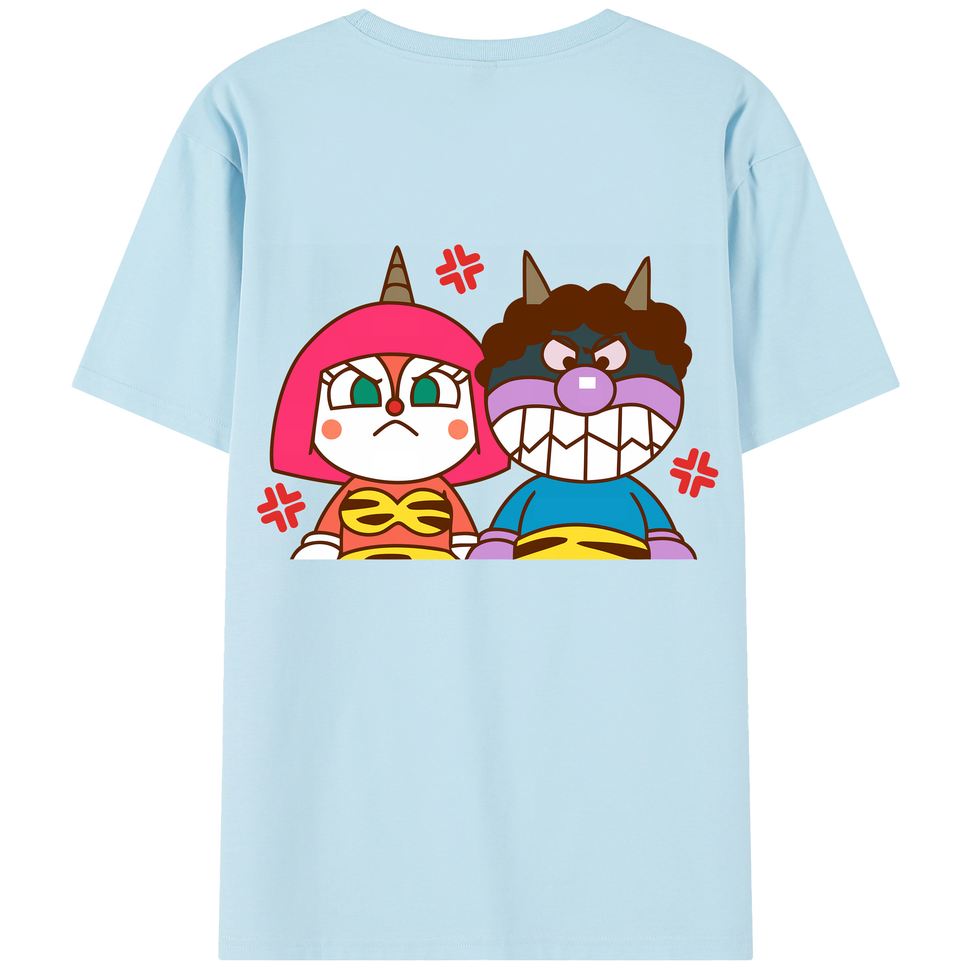 （画像用） アンパンマン Anpanman 綿100％半袖Tシャツ（背面プリント）